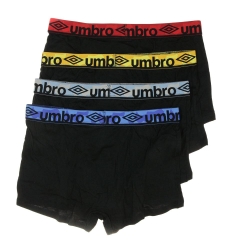x3 Boxers Noir Homme Umbro CLASS9