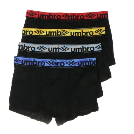 x3 Boxers Noir Homme Umbro CLASS9