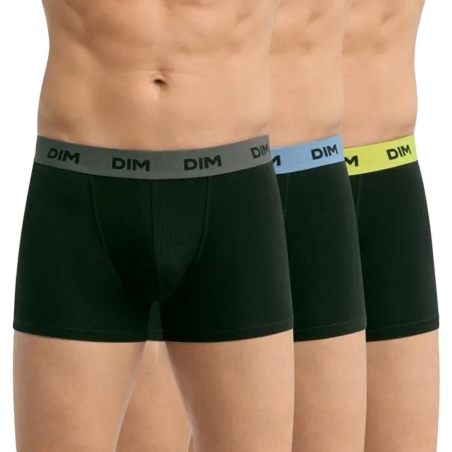 X3 Boxers Noir Homme Dim Mix & Colors