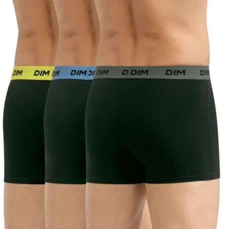X3 Boxers Noir Homme Dim Mix & Colors