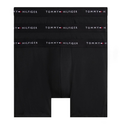 3x Boxers Noir Homme Tommy Hilfiger Brief UM0UM03618