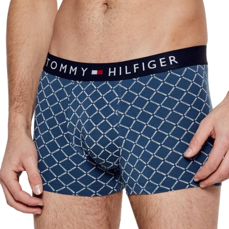 Coffret Boxer + Chaussettes Bleu Homme Tommy Hilfiger Trunk