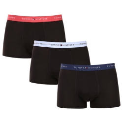 X3 Boxers Noir/Bleu/Rouge Homme Tommy Hilfiger Trunk UM0UM02763