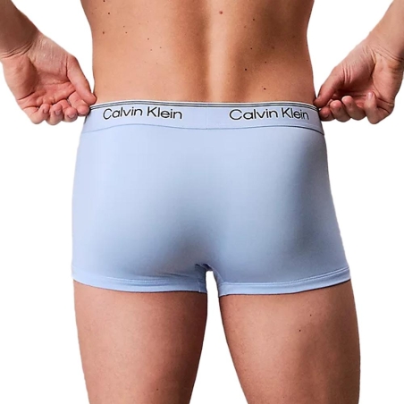 X3 Boxers Noir/Bleu Homme Calvin Klein Jeans Boxer Low Rise Trunk