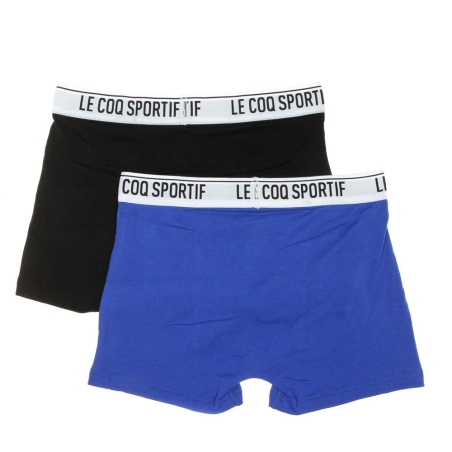 x2 Boxers Bleu/Noir Homme Le Coq Sportif Camuset sport