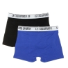 x2 Boxers Bleu/Noir Homme Le Coq Sportif Camuset sport