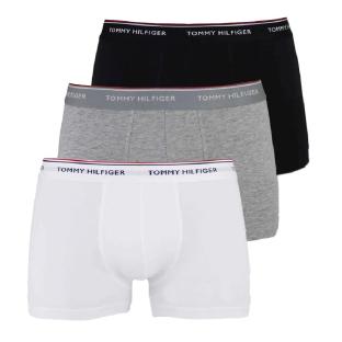 x3 Boxers Noir/Blanc/Gris Homme Tommy Hilfiger Trunk