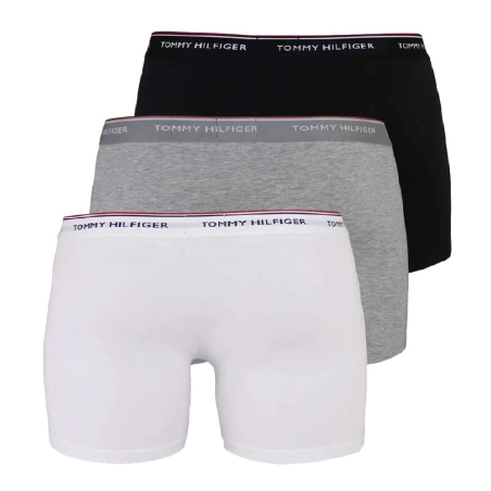 x3 Boxers Noir/Blanc/Gris Homme Tommy Hilfiger Trunk
