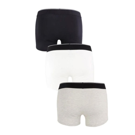 Lot x3 Boxers Noir/Blanc/Gris homme Kaporal QUADMH