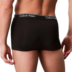 X3 Boxers Noir/Blanc Homme Calvin Klein Jeans Low Rise Trunk