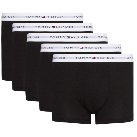 Lot de 5 Boxers Blanc/Noir Homme Tommy Hilfiger UM0UM02767