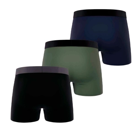 x3 Boxers Noir/Vert/Marine Homme Von Dutch LOGMED