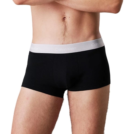 Lot de 3 Boxers Noir Homme Calvin Klein Jeans Low Rise