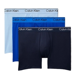 X3 Boxers Bleu/Marine Homme Calvin Klein Jeans Boxer Brief