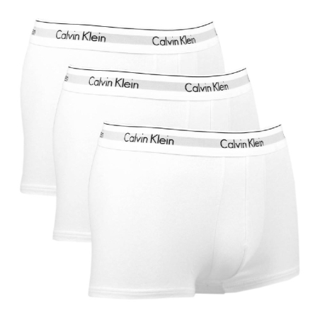 x3 Boxers Blancs Homme Calvin Klein Rise Trunk