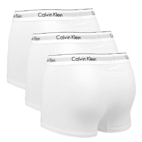 x3 Boxers Blancs Homme Calvin Klein Rise Trunk