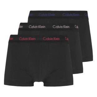 x3 Boxers Noirs Homme Calvin Klein Low Rise