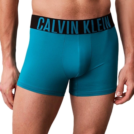 X3 Boxers Marine/Vert Homme Calvin Klein Jeans Trunk