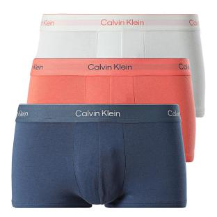Lot de 3 boxers Bleu/Orange/Blanc Homme Calvin Klein Jeans Low Rise