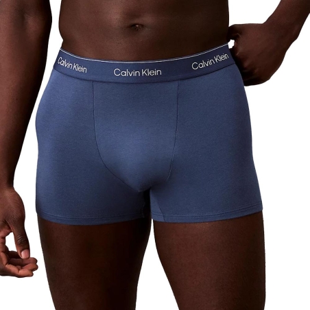 Lot de 3 boxers Bleu/Orange/Blanc Homme Calvin Klein Jeans Low Rise