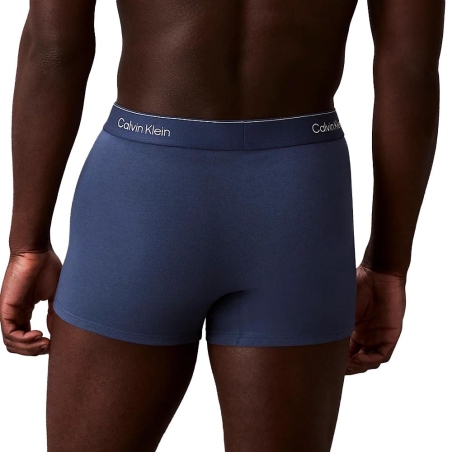 Lot de 3 boxers Bleu/Orange/Blanc Homme Calvin Klein Jeans Low Rise