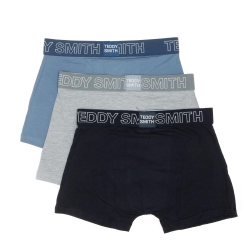 Lot de 3 Boxers Noir/Bleu/Gris Homme Teddy Smith 1TS/52/15