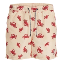 Short de bain Orange à Motifs Homme Jack & Jones 12253230