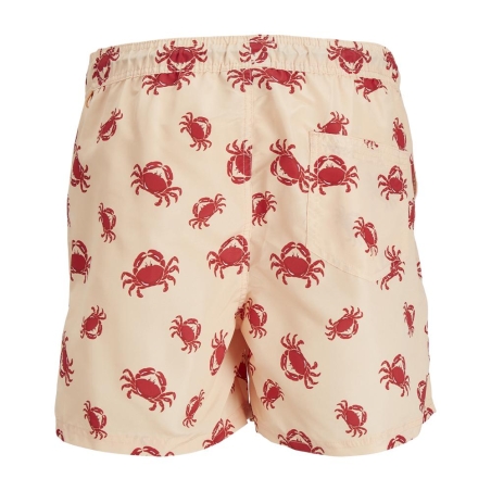 Short de bain Orange à Motifs Homme Jack & Jones 12253230