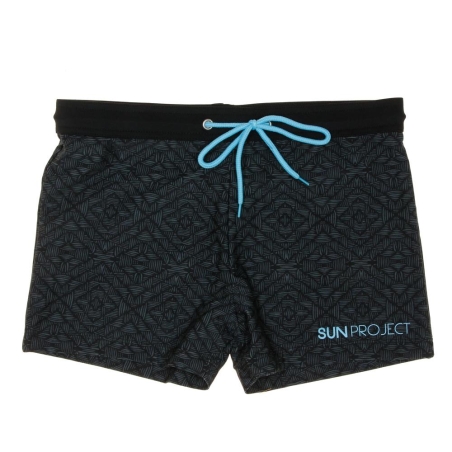 Maillot de bain Noir/Bleu Homme Sun Project Floral Print