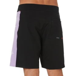 Short de bain Noir/Violet Homme Globe Dion Agius