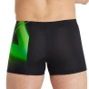Boxer de bain Noir/Vert Homme Arena Swishort