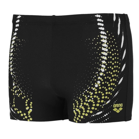 Maillot de bain Noir/Vert Homme Arena Graphic