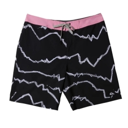 Short de Bain Noir/Rose Homme Quiksilver Surfsilk