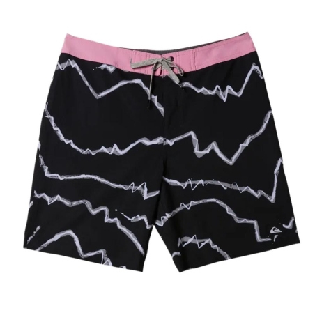 Short de Bain Noir/Rose Homme Quiksilver Surfsilk