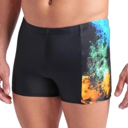 Boxer de Bain Noir Homme Arena Vibrant