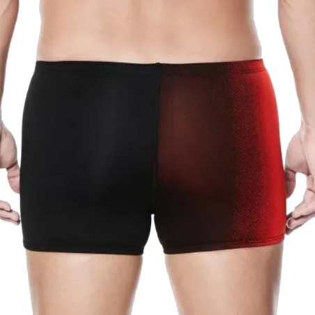 Boxer de bain Noir/Rouge Homme Nike Square