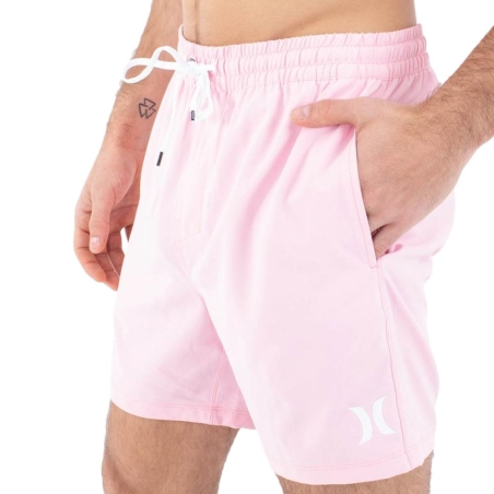Short de Bain Rose Homme Hurley Solid