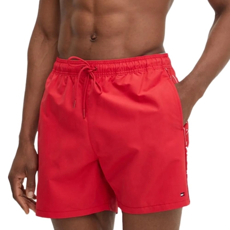 Maillot de bain Rouge Homme Tommy Hilfiger Drawstring
