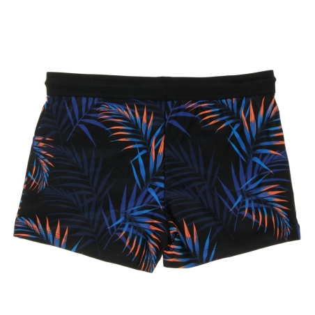 Boxer de bain Noir/Orange Homme Sun Project 1988