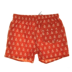 Short de bain Imprimée Orange Homme Sun project 3056