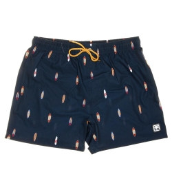Short de bain Imprimée Marine Homme Sun project3053