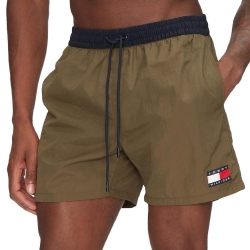 Short de Bain Kaki Homme Tommy Hilfiger Drawstring
