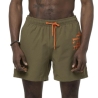 Maillot de bain Kaki/Orange Homme Von Dutch MICK