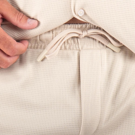 Short Beige Homme Paname Brothers Poly