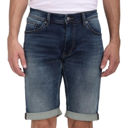 Short en Jeans Bleu Foncé Homme Teddy Smith Scotty