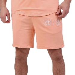 Short Orange Homme Project X Paris Double Logo