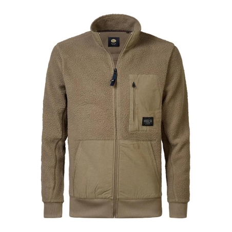 Polaire Kaki Homme Petrol Industries Collar