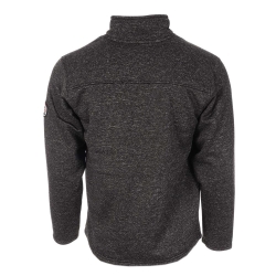 Veste Polaire Noir/Gris Homme Paname Brothers Sherpa