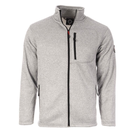 Veste Polaire Gris Homme Paname Brothers Sherpa