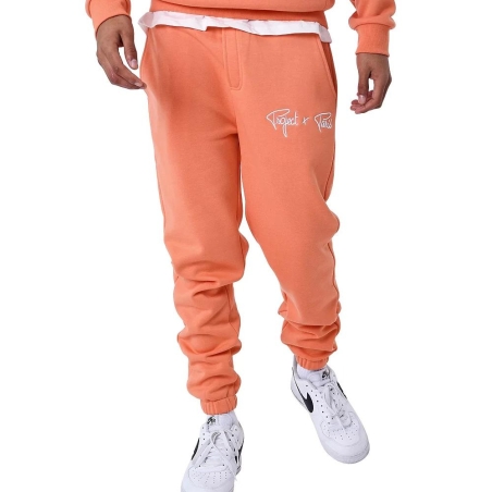 Jogging Orange Homme Project X Paris Basic